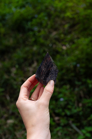 Black Tourmaline Polished Point